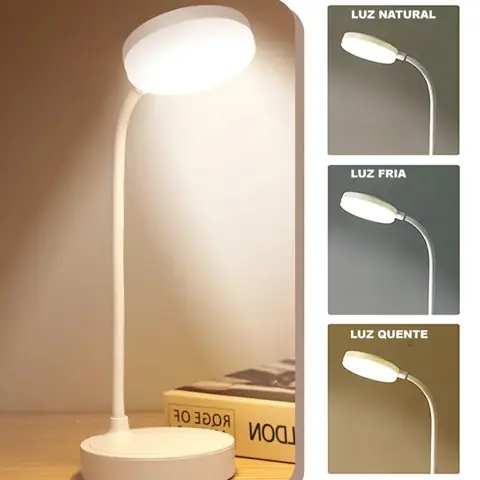 Luminária De Mesa Recarregáveis Led Com Proteção Os Olhos Usb Iluminaria Abajur Lâmpada De Mesa Para Quarto...