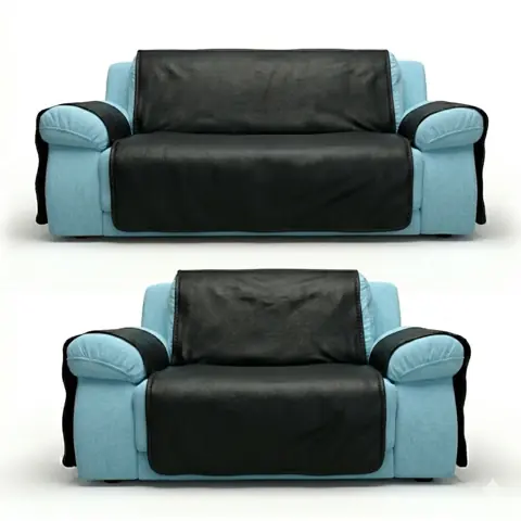 Capa Em Courino Protetora Sofa 3 Lugares Impermeavel