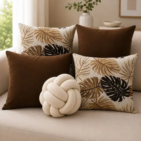 Kit 04 Capas De Almofada Geometrica Decorativa Mais Nozinho Decoração