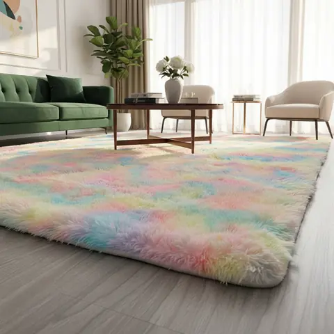 Tapete 2,00 X 1,50 Peludo Felpudo 4 Cm Para sala ou quarto de casal