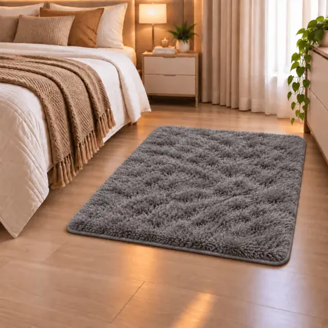 Tapete Felpudo 40mm Para Sala E Quarto 1.00 x 1.50 - CORES