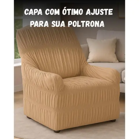 Capa de 1 lugar Sofá para Poltrona do Papai Protetor sala de estar recepção