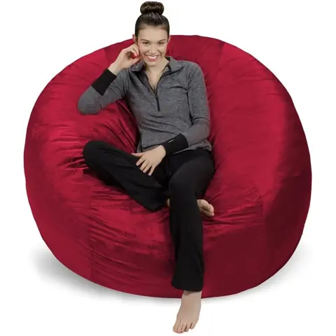 Puff gigante 100x50 capa sem enchimento casa sala quarto