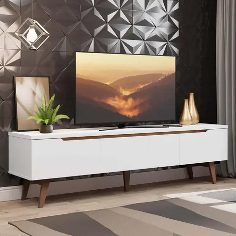 Rack para TV até 75 Polegadas Madesa Reims 2 Portas 1 Gaveta