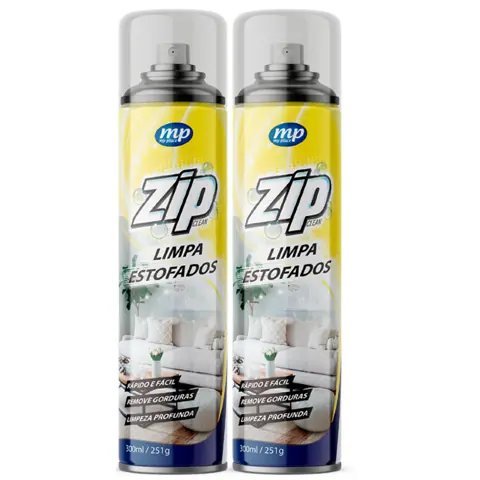 Limpa Estofados Spray Zip Clean 300ml/251g C/2 Unid
