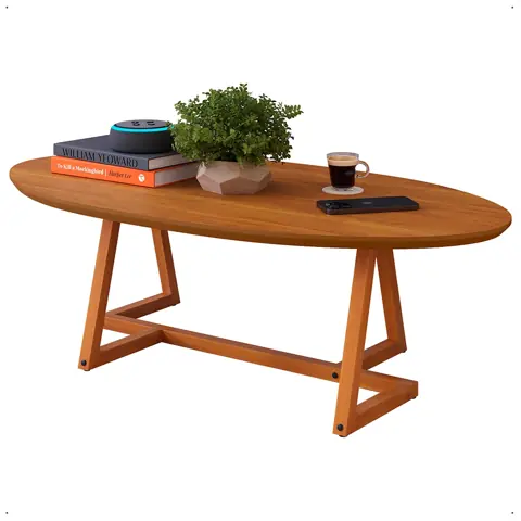 Mesa de Centro Classic Sala Stillo Pés Madeira Diversas Cores