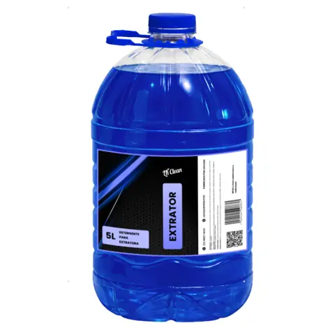 Detergente para extratora 5 litros limpa estofado tecido tapete concentrado industrial importado