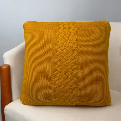 Capa De Almofada 45x45 Com Zíper Invisível Boho Chic Linho