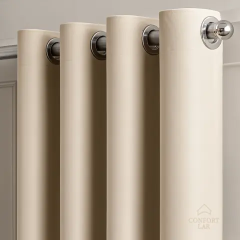 Cortina Blackout Tecido Premium 2,80x1,80m - Elegância, Conforto e Bloqueio de Luz para Sala