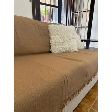 Manta Para Sofa 4,00x1,80 Decorativa Protetora Super Grande 100%Algodão Luxuosa