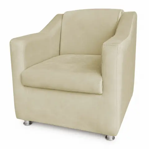 Poltrona SUEDE Decorativa Dilla Consultório, Recepção, Sala, Escritório