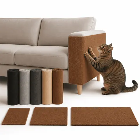 Arranhador Adesivo Protetor Gato Pets Sofá Cama Carpete Móveis Fixação Premium Proteção Para Móveis