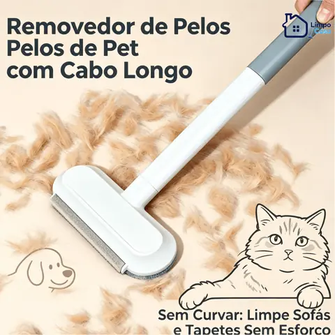 Escova 4 em 1 Removedor de Pelos de Pet Multifuncional para Roupas, Sofá, Tapete