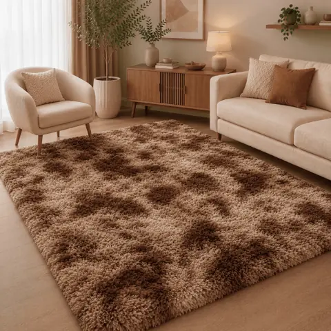 Tapete Peludo 1,00x1,40m Felpudo Pelo Alto Macio Quarto Sala Home Office Várias Cores