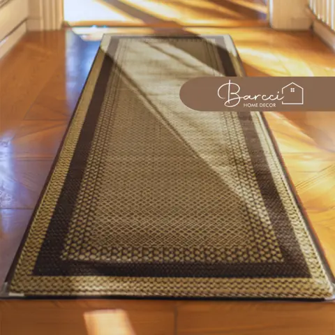 Tapete Passadeira Sisal Antiderrapante Cozinha Corredor Quarto 1,50m x 50cm