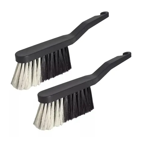 Kit 2 Unidades Escova ESPANADEIRA Mesa Cerdas Macias Para Farelos Pelos Pó Poeira Terra Teclados Estofados...