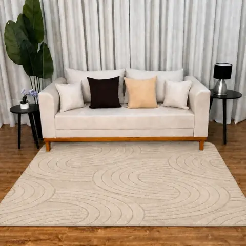 Tapete Sala Relevo Jacquard Antiderrapante Medidas