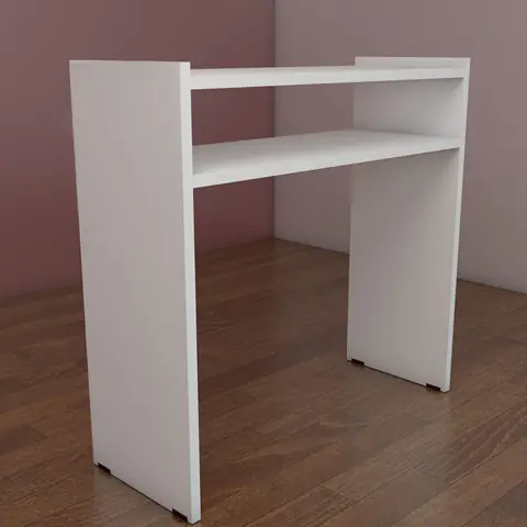 Mesa Aparador Muito Pratico na cor Branco