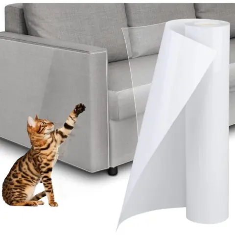 Protetor Sofa Gato Anti arranhões Adesivo Arranhado Para Gatos