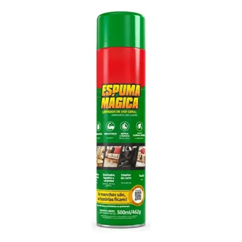 Espuma Mágica Limpador Instantâneo 400ml - Uso Geral Carro Casa Sofá Estofados - Proauto