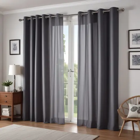 Cortina Oxford Lisa p/ Sala ou Quarto - 15 Cores - 3,00m x 1,70 / 2,30 / 2,50 / 2,80