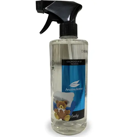Odorizador de tecido 500ml com aroma duradouro limpeza amazônia aromas