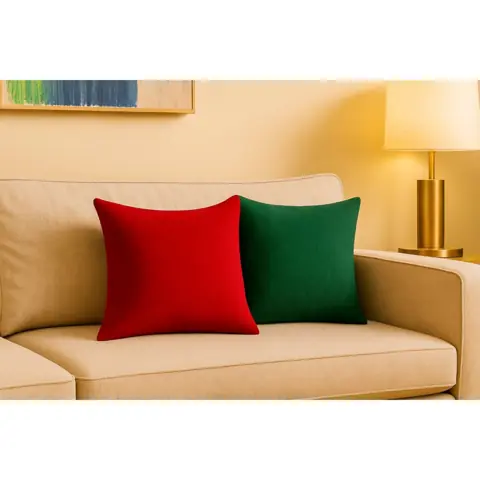 Kit 8 capas de almofadas tecido veludo premium - macia e lavavél - cores
