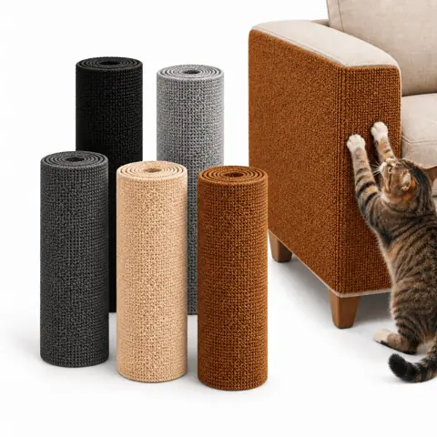 Arranhador Adesivo Protetor Gato Pets Sofá Cama Carpete Móveis Fixação Premium Proteção Para Móveis