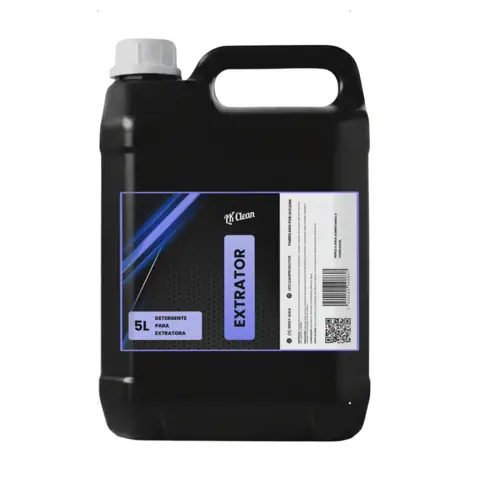 Detergente para extratora 5 litros limpa estofado tecido tapete concentrado industrial importado