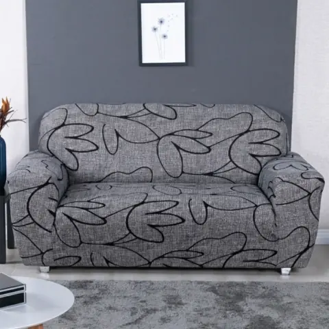Capa de Sofá Elástica Coladinha 2 3 4 Lugares Kits Protege de Sujeiras Líquidos Lavável Várias Cores