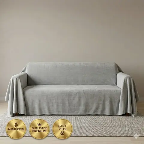 Manta Protetor De Sofa Impermeavel Contra Liquidos E Sujeira