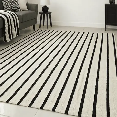 Tapete Sala/Quarto Grande 100% Algodão Lavável na Máquina