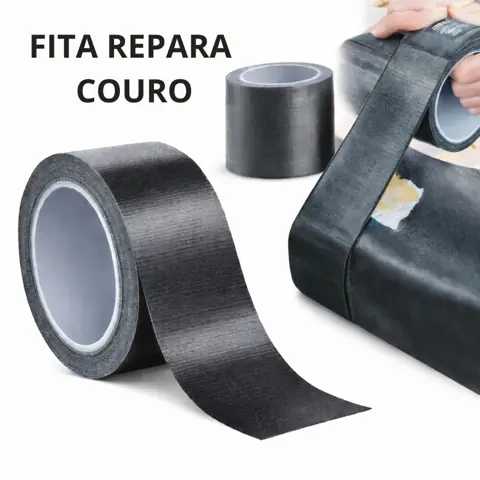 Kit De Reparo De Couro Fita Adesiva Preta Para Móveis , Sofás , Assentos De Carros , Cadeiras De Escritório...