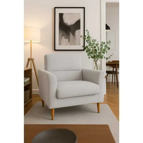 Poltrona Visammer Beatriz Decorativa Tecido Boucle Da Um Toque De Amor Elegancia Para Sala De Estar
