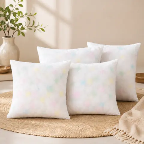 Kit 4 Almofada Sofá Enchimento Almofada Espuma 45cm Travesseiro Pluma de Ganso Almofada Para Cadeira