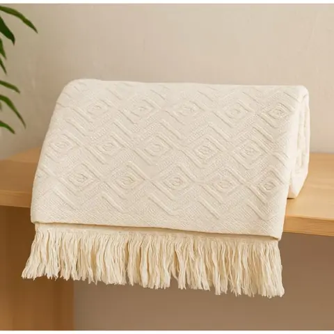 Manta para Sofá Decorativa King Gigante 100% Algodão Várias Cores Premium Capa Protetora