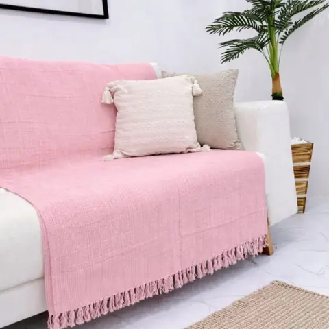 Manta Decorativa Para Sofá Cama 2,10x1,20 Luxo Premium Macia Confortável e Elegante