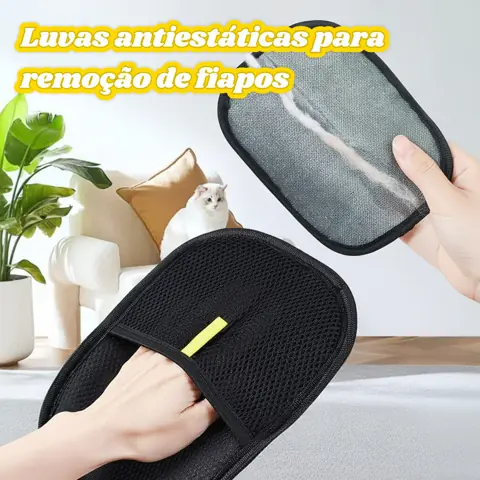 Extra Grande Removedor de Pelos Mágico Portátil para Gatos e Cães Escova Reutilizável para Roupas e Sofás