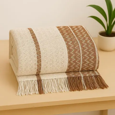 Manta Para Sofá Gigante Luxo 2,70mx255 cm Crochê Premium Capa Decorativa Protetora