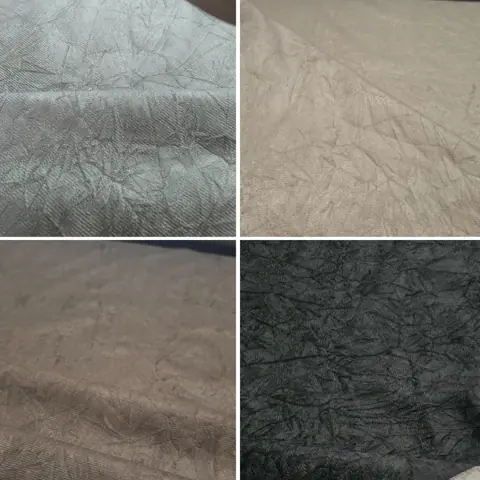 Tecido suede veludo amassado para forrar Sofá 1,40 Largura