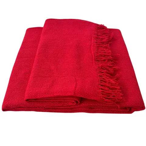Manta Para Sofá ou Cama 100% Algodão 210x120 Capa Decorativa para Casa Nova Elegante