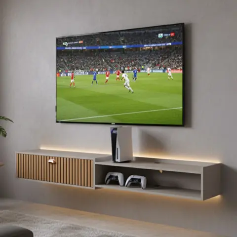 Rack King 1.80cm ou 1.50cm Decoração Sala Estar TV 75 polegadas Nicho Organizador 1 Porta - RPM