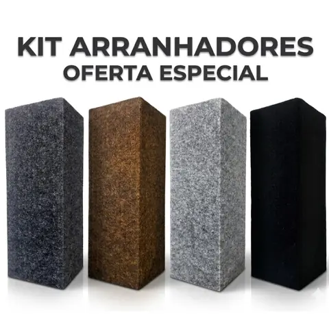 Kit Arranhador Para Gatos Protetor Canto Sofá Cama Box Proteção Interativo