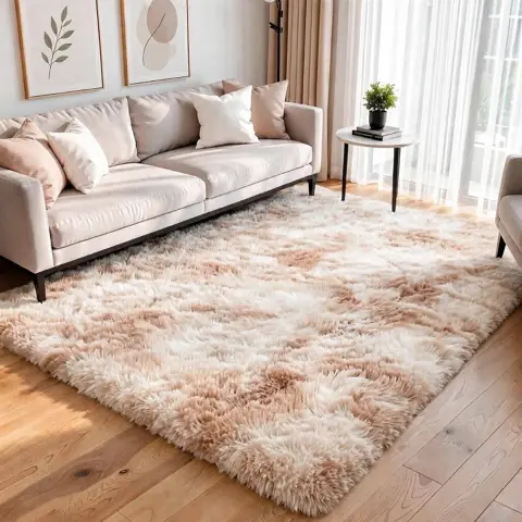 Tapete Para Sala e Quarto Peludo 2,00 x 1,50 Felpudo Antiderrapante Extra Macio Shaggy Premium