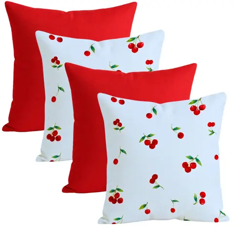Capas Almofada Decorativas 45X45 Com Zíper Percal 180 Fios Algodão Estampadas