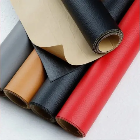 50cmx150cm Branco e Preto Adesivo Autoadesivo de Couro, Impermeável, Fácil Limpeza, para Sofá, Banco de Moto...