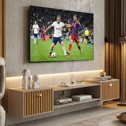 Rack Suspenso 1.80m Home Leão com 2 Portas para TV até 75” - Moderno e Funcional
