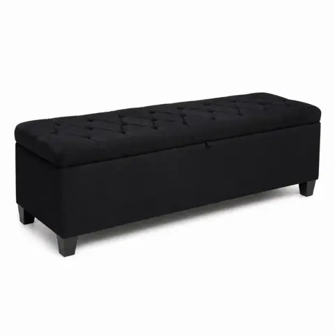 Puff Baú Recamier Veludo Capitonê - Sapateira Elegante 80cm e 1,20m