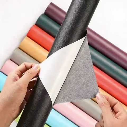 50x140cm Adesivo de Reparo de Couro para Sofá, Banco de Carro e Cadeira Fácil de Aplicar Diversas Cores