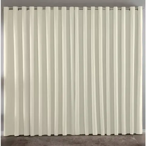 Cortina Blackout em Tecido Varias cores com ilhós